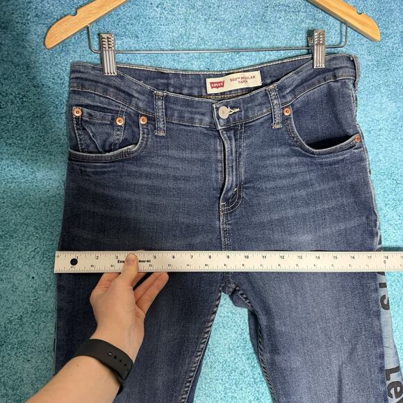 Levi's 502 Regular Taper Big Boy's Blue Jeans 20 Regular 30W 30L - Picture 9 of 16